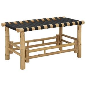 vidaXL Z&aacute;hradn&aacute; lavička 80 x 38 x 40 cm Bambus Pr&iacute;rodn&aacute; Obdĺžnikov&yacute;