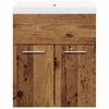vidaXL 2-dielna sada k&uacute;peľňov&eacute;ho n&aacute;bytku star&eacute; drevo kompozitn&eacute; drevo