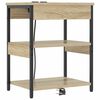 vidaXL Nočn&yacute; stol&iacute;k Sonoma dub 41 x 31 x 51 cm Kompozitn&eacute; drevo