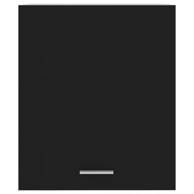 vidaXL Závesná skrinka, čierna 50x31x60 cm, kompozitné drevo