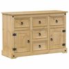 vidaXL Komoda Corona 112x40x75 cm borovicov&yacute; mas&iacute;v