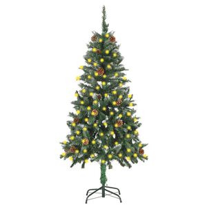 vidaXL Osvetlen&yacute; umel&yacute; vianočn&yacute; stromček so &scaron;i&scaron;kami 150 cm