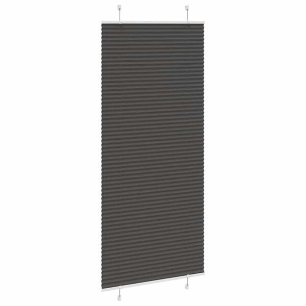 vidaXL plisovaná roleta čierna 100x200 cm Šírka látky 99,4 cm