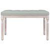 vidaXL Lavička bledosiv&aacute; 80x40x49 cm zamat