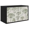 vidaXL N&aacute;stenn&yacute; TV kabinet GOTHA 69 x 33 x 40 cm Čierny dub
