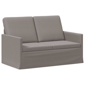 vidaXL Sofa pre 2 osoby Sivohned&aacute; 130 x 81 x 82 cm L&aacute;tka