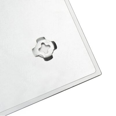 vidaXL Nástenná magnetická tabuľa sklenená 40x40 cm