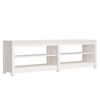 vidaXL Lavica na top&aacute;nky biela 160x36,5x50 cm mas&iacute;vna borovica