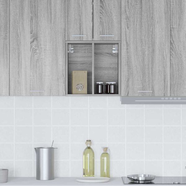 vidaXL Z&aacute;vesn&aacute; skrinka Siv&yacute; Sonoma 40 x 29,5 x 40 cm Kompozitn&eacute; drevo