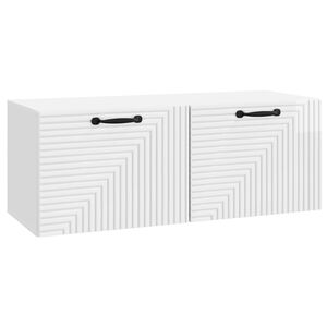 vidaXL N&aacute;stenn&aacute; TV skrinka Biela s vysok&yacute;m leskom 78,5 x 31 x 30 cm