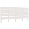 vidaXL Čelo postele biele 120x3x80 cm mas&iacute;vna borovica