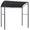 vidaXL Grilovac&iacute; alt&aacute;nok 215x150x220 cm antracitov&yacute; oceľov&yacute;