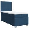 vidaXL Posteľn&yacute; r&aacute;m boxspring s matracom modr&yacute; 90x190 cm l&aacute;tka