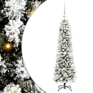 vidaXL Umel&yacute; vianočn&yacute; stromček Biela 120 cm PVC, kov a plast
