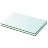 vidaXL Poličky 2 ks panel z priehľadn&eacute;ho skla 20x25 cm
