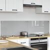 vidaXL Kuchynsk&yacute; backsplash 2 pcs Svetlosiv&aacute; 80 x 40 cm tvrden&eacute; sklo
