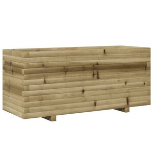 vidaXL Z&aacute;hradn&yacute; kvetin&aacute;č 110x40x49,5 cm impregnovan&aacute; borovica