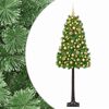 vidaXL Umel&yacute; kĺbov&yacute; vianočn&yacute; stromček s vianočn&yacute;mi guľami 120 cm