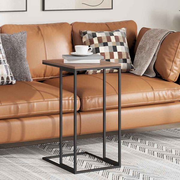 vidaXL Pr&iacute;ručn&yacute; stol&iacute;k, čierny 40x30x59 cm, kompozitn&eacute; drevo