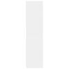 vidaXL Šatník biely 80x50x200 cm kompozitné drevo