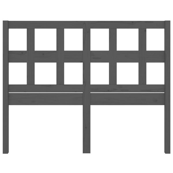 vidaXL Čelo postele siv&eacute; 165,5x4x100 cm mas&iacute;vna borovica