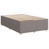 vidaXL Boxspring posteľ s matracom sivohned&yacute; 120x200 cm l&aacute;tka
