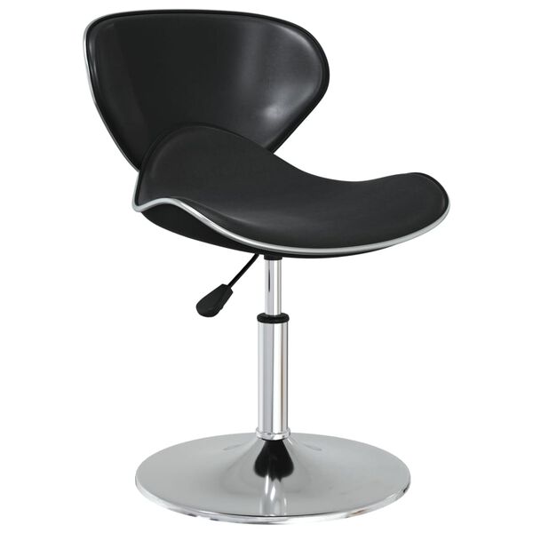 vidaXL Jed&aacute;lensk&eacute; stoličky 6 ks čierne umel&aacute; koža