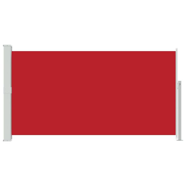 vidaXL Zaťahovacia bočn&aacute; mark&iacute;za na terasu 170x300 cm, červen&aacute;