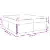 vidaXL Boxspring posteľ s matracom tmavohned&aacute; 200x200 cm l&aacute;tka