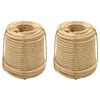 vidaXL Sisalov&eacute; lan&aacute; 2 ks 12 mm 250 m