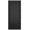 vidaXL Komoda so 4 zásuvkami 60x30,5x71 cm čierna
