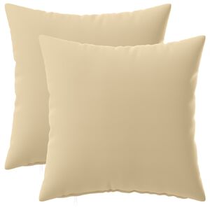 vidaXL Poťah na podložku 2 pcs HEERLEN B&eacute;žov&aacute; 30 x 30 cm Polyester