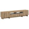 vidaXL 5-dielny LED TV kabinet Dub artisan Kompozitn&eacute; drevo