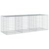 vidaXL Gabiónový kôš s krytom 300x100x100 cm pozinkované železo