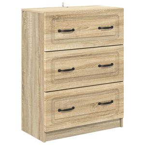 vidaXL Z&aacute;suvkov&yacute; kabinet Dub sonoma 66 x 34,5 x 87 cm Kompozitn&eacute; drevo