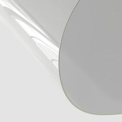 vidaXL Chránič na stôl priehľadný Ø 120 cm 2 mm PVC