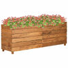 vidaXL Vyv&yacute;&scaron;en&yacute; z&aacute;hon 150x40x55 cm, recyklovan&eacute; t&iacute;kov&eacute; drevo a oceľ