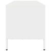 vidaXL TV skrinka biela 135x39x43,5 cm oceľ valcovan&aacute; za studena