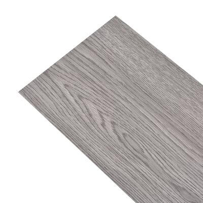 vidaXL Samolepiace podlahové dosky z PVC 5,02 m², 2 mm, tmavosivá