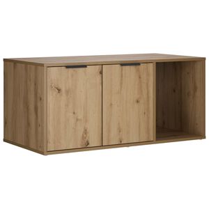 vidaXL N&aacute;bytok pre mačky Dub artisan 100 x 49 x 45 cm Kompozitn&eacute; drevo