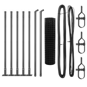 vidaXL Plot s podperou Siv&aacute; 0,4 x 10 m Ocel a PVC