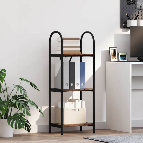 vidaXL Reg&aacute;l na knihy Star&eacute; drevo 40 x 30 x 109 cm Kompozitn&eacute; drevo