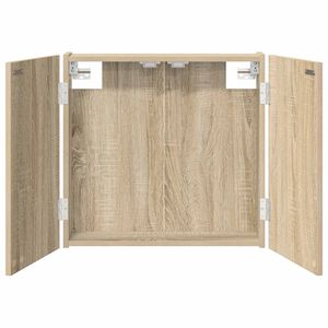 vidaXL Skriňa na terč Dub sonoma 56 x 12 x 53,5 cm Kompozitn&eacute; drevo