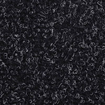 vidaXL Samolepiace nášľapy na schody 10 ks čierne 65x21x4 cm vpichovaná textília