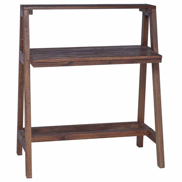 vidaXL St&ocirc;l Hned&aacute; 90 x 50 x 103 cm Mas&iacute;vne obnoven&eacute; drevo