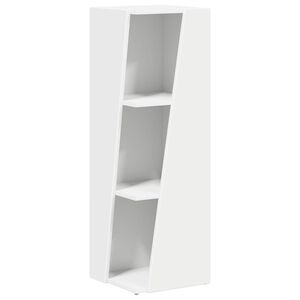 vidaXL Bočn&aacute; polica 33 x 32 x 100,5 cm Kompozitn&eacute; drevo Biela