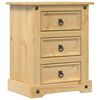 vidaXL Nočn&yacute; stol&iacute;k Corona 53x39x66 cm borovicov&yacute; mas&iacute;v