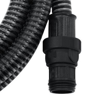 vidaXL Sacia hadica s PVC konektormi 7 m 22 mm čierna