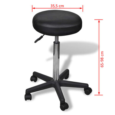 Kancelárska stolička, čierna