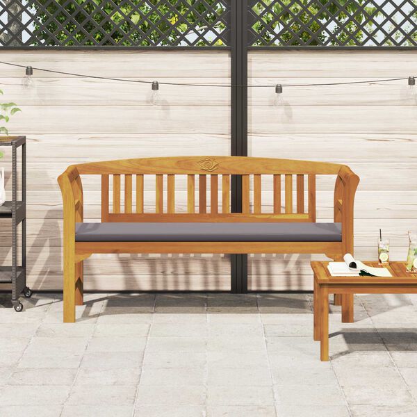 vidaXL lavička s vank&uacute;&scaron;om Pr&iacute;rodn&yacute; olejov&yacute; povrch 157 x 46 x 82,5 cm